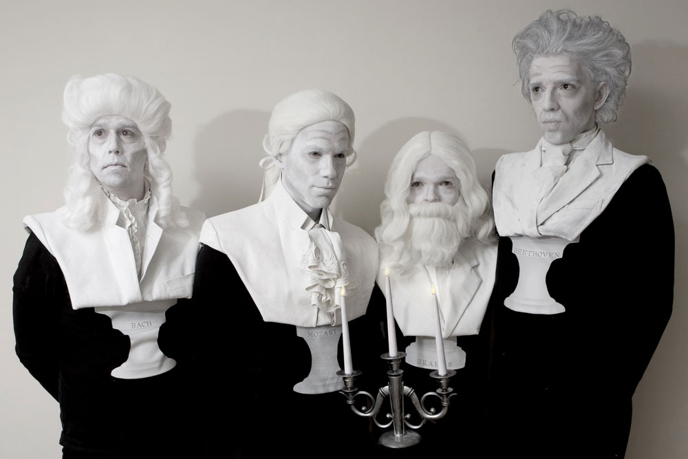 David Andora's Composer Bust Statue Costumes